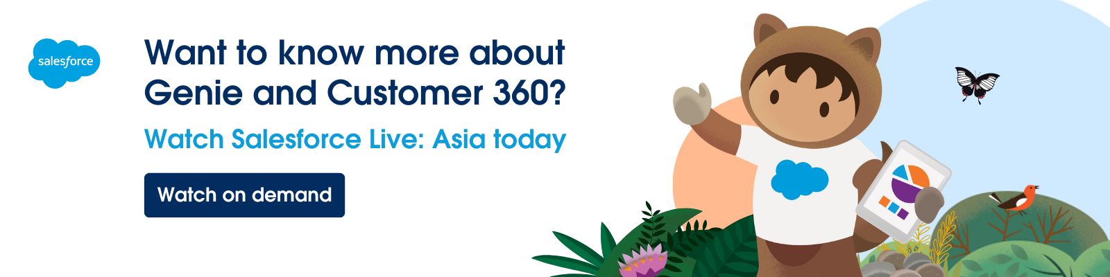 Find out more about Salesforce Genie and Customer 360. Watch Salesforce Live: Asia on demand.