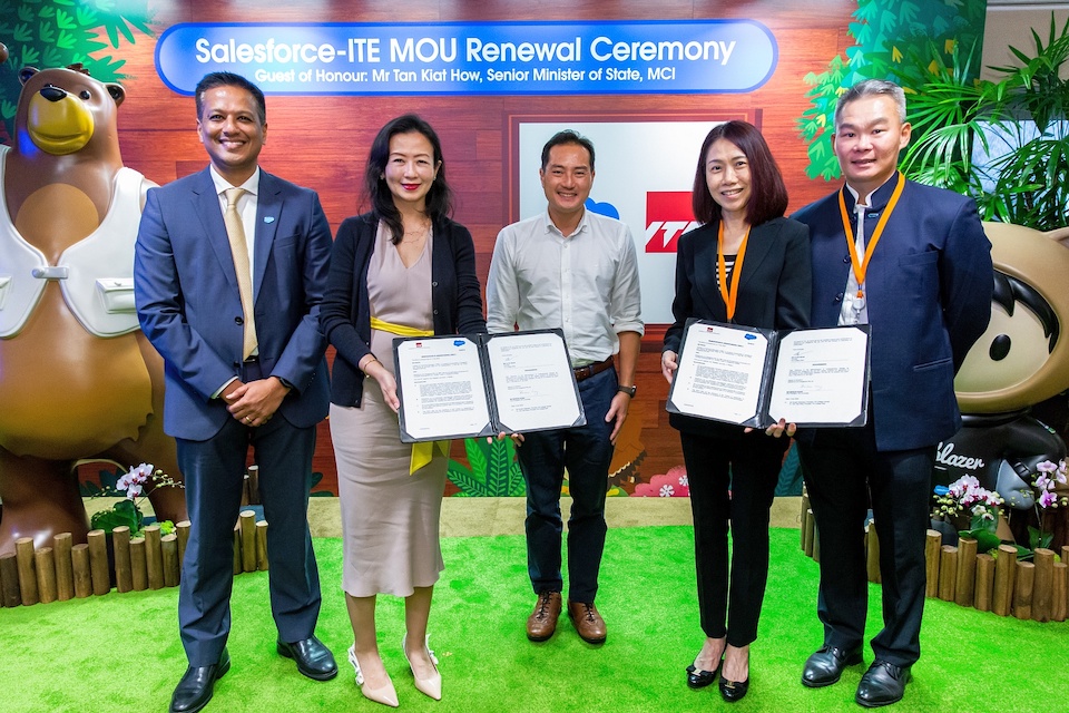 Salesforce and ITE renewal ceremony