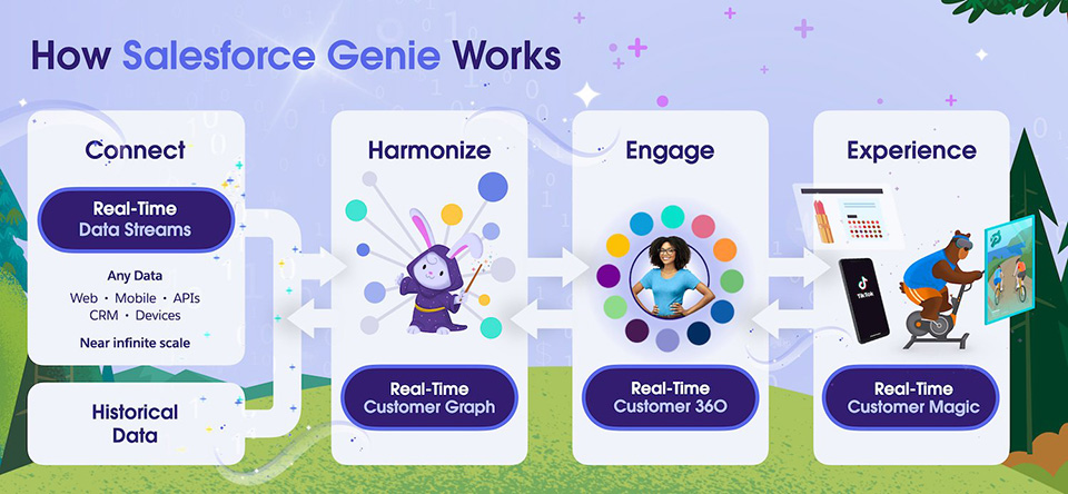 How Salesforce Genie works